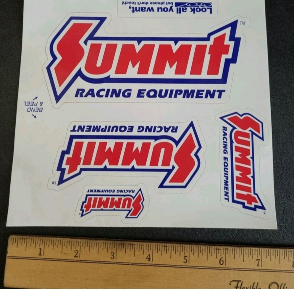 Vintage Summit Racing Equipment Sticker Set - Picture 7 of 7
